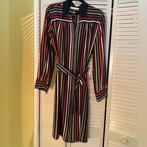 Trina Turk Striped Multicolored Dress